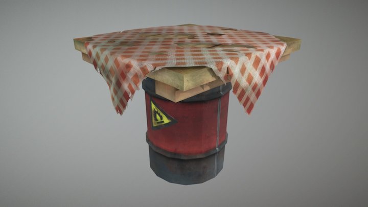 Rust Palletable 3D Model