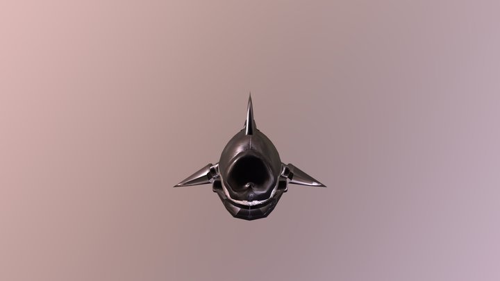 Shark color and texture 3D Model