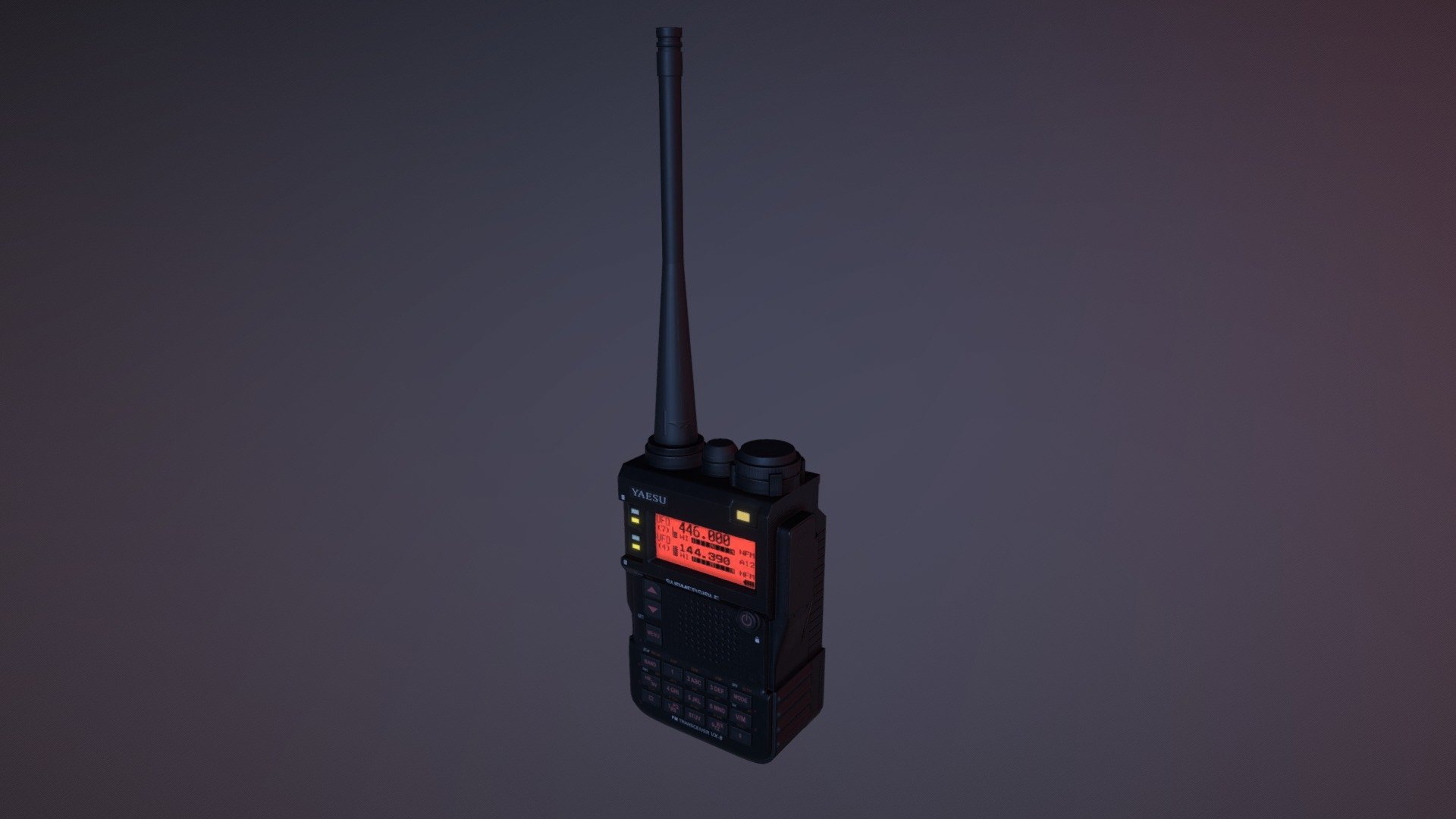 Walkie Talkie Yaesu VX-8DR - Download Free 3D model by Logotyp [da081dc ...