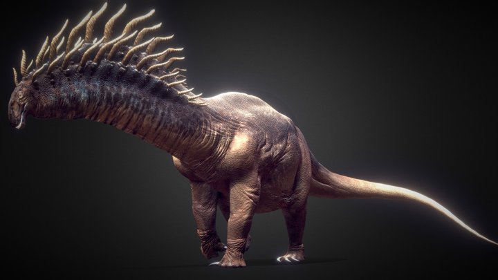 Fantasy Sauropod 3D Model
