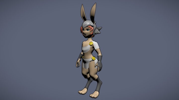 Cirrus Bunny 3D Model