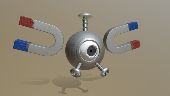 Magnemite 3D Model