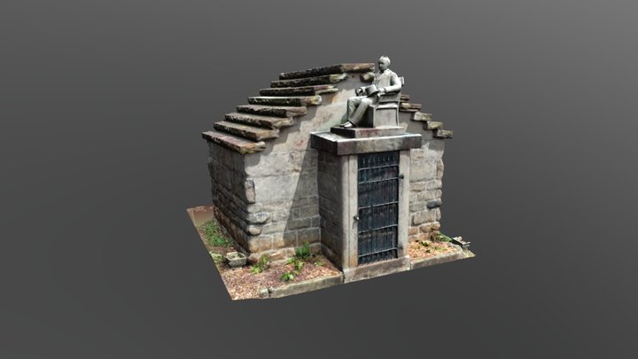 Jasper "Jack" Newton Smith Mausoleum 3D Model