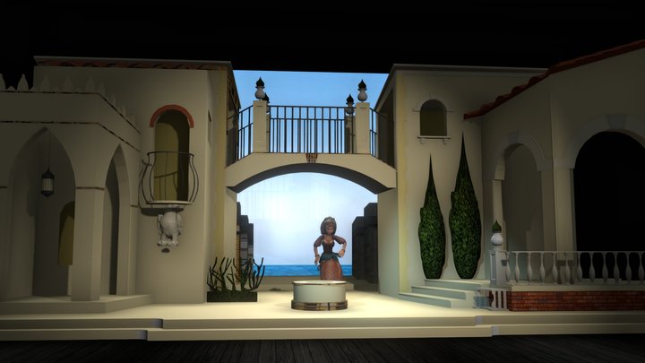 3-ХТС. Сорокина Е.Д. "Хозяйка гостиницы". 3D Model