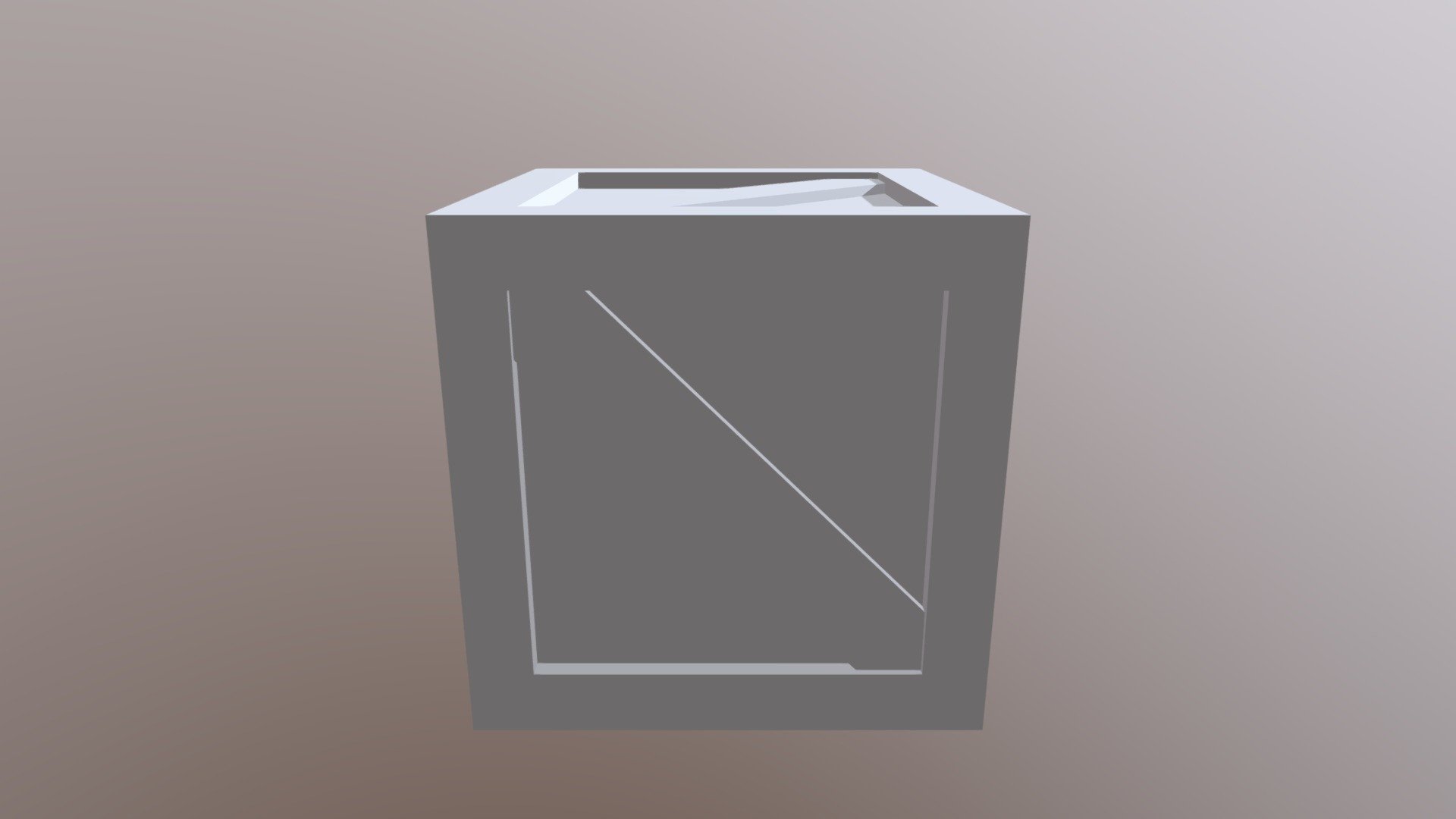 Crate — Sketchfab embed 3D viewer