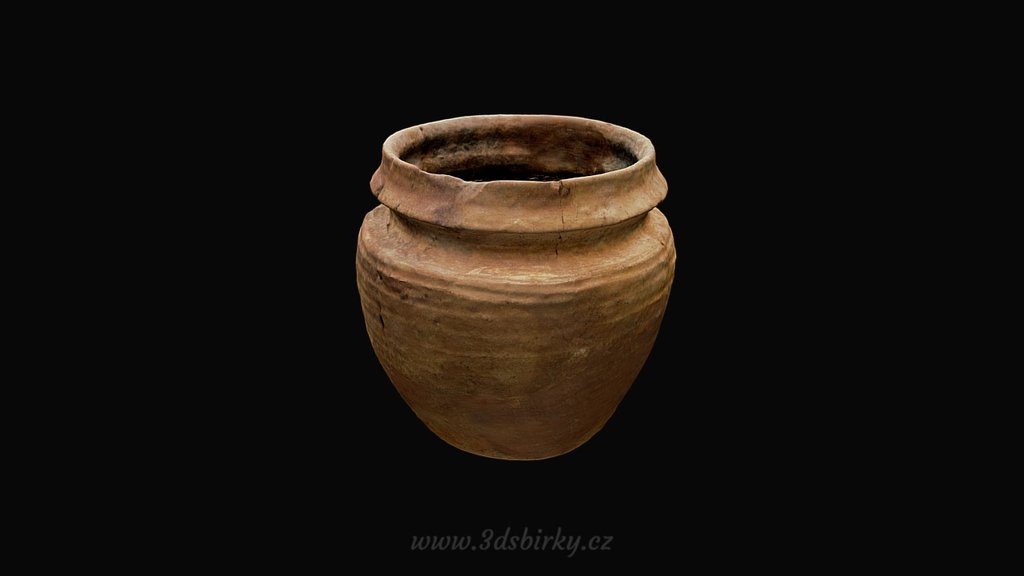 Ceramic container / Keramická nádoba — Sketchfab embed 3D viewer
