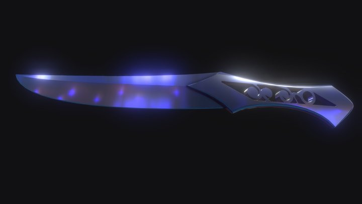 World's Finest Assasin: Beta Titanium Knife V1 3D Model