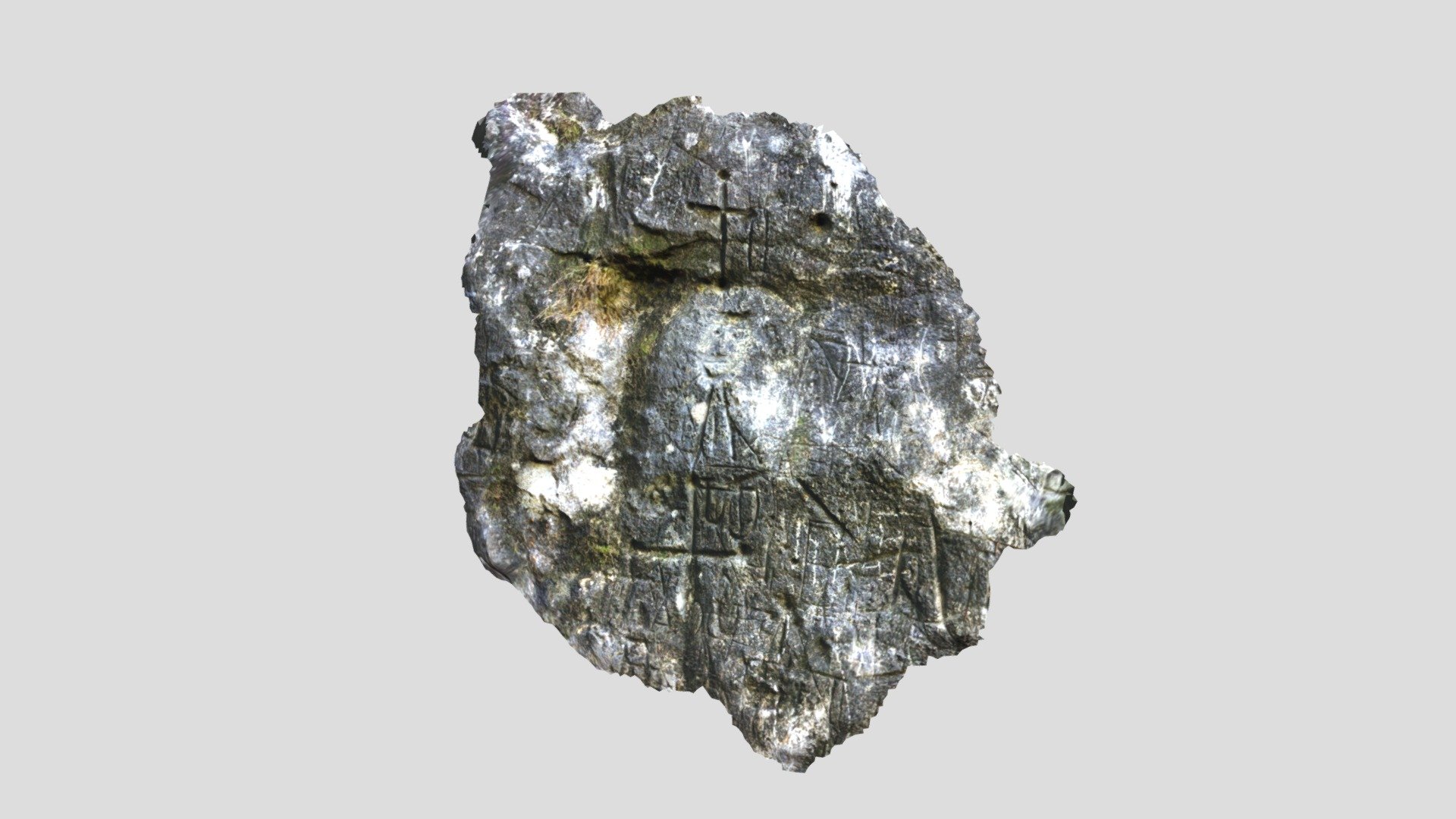 Gravure rupestre du puit aux écritures