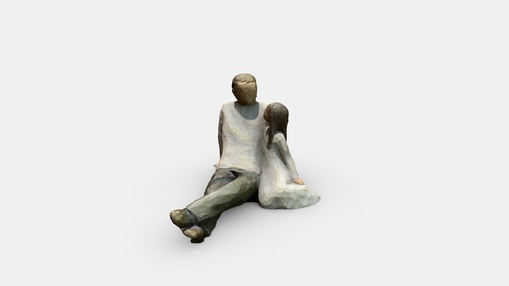 Father & Daughter 3D Model