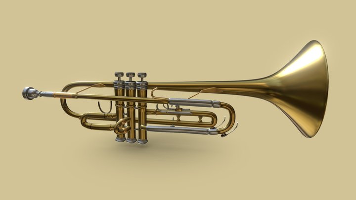 Trumpet 3D Model