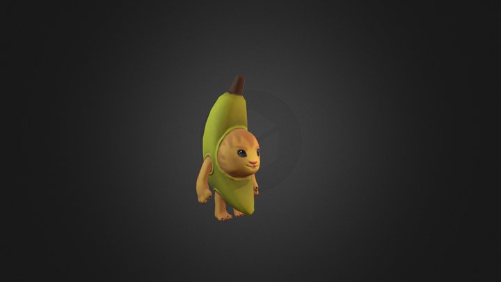 Banane cat 3D Model