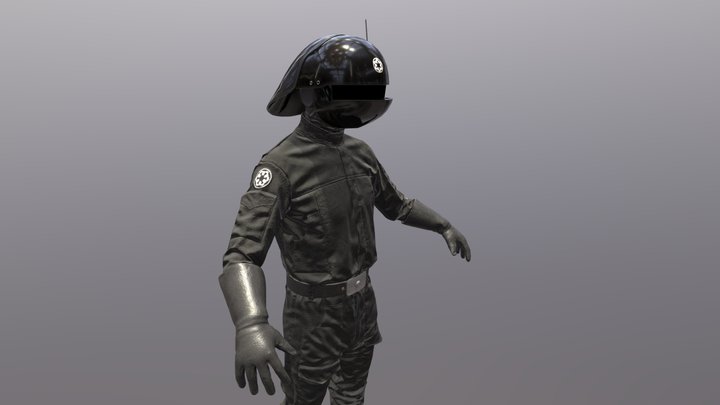 Imperial Gunner (Return of the Jedi) 3D Model