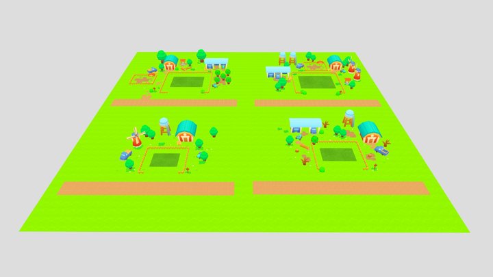 Map Farm 3D Model