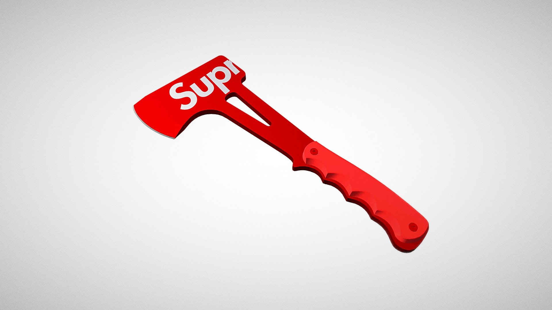 Supreme x SOG Hand Axe - Buy Royalty Free 3D model by rtql8d 