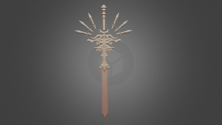 Weapon: Divine Sword 3D Model