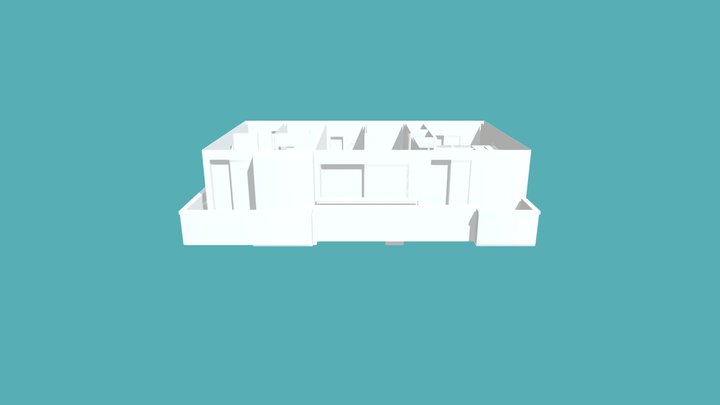 2F_木の家_Inside 3D Model