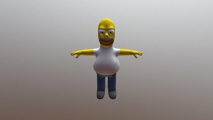 Homer Simpson mk4 3D Model