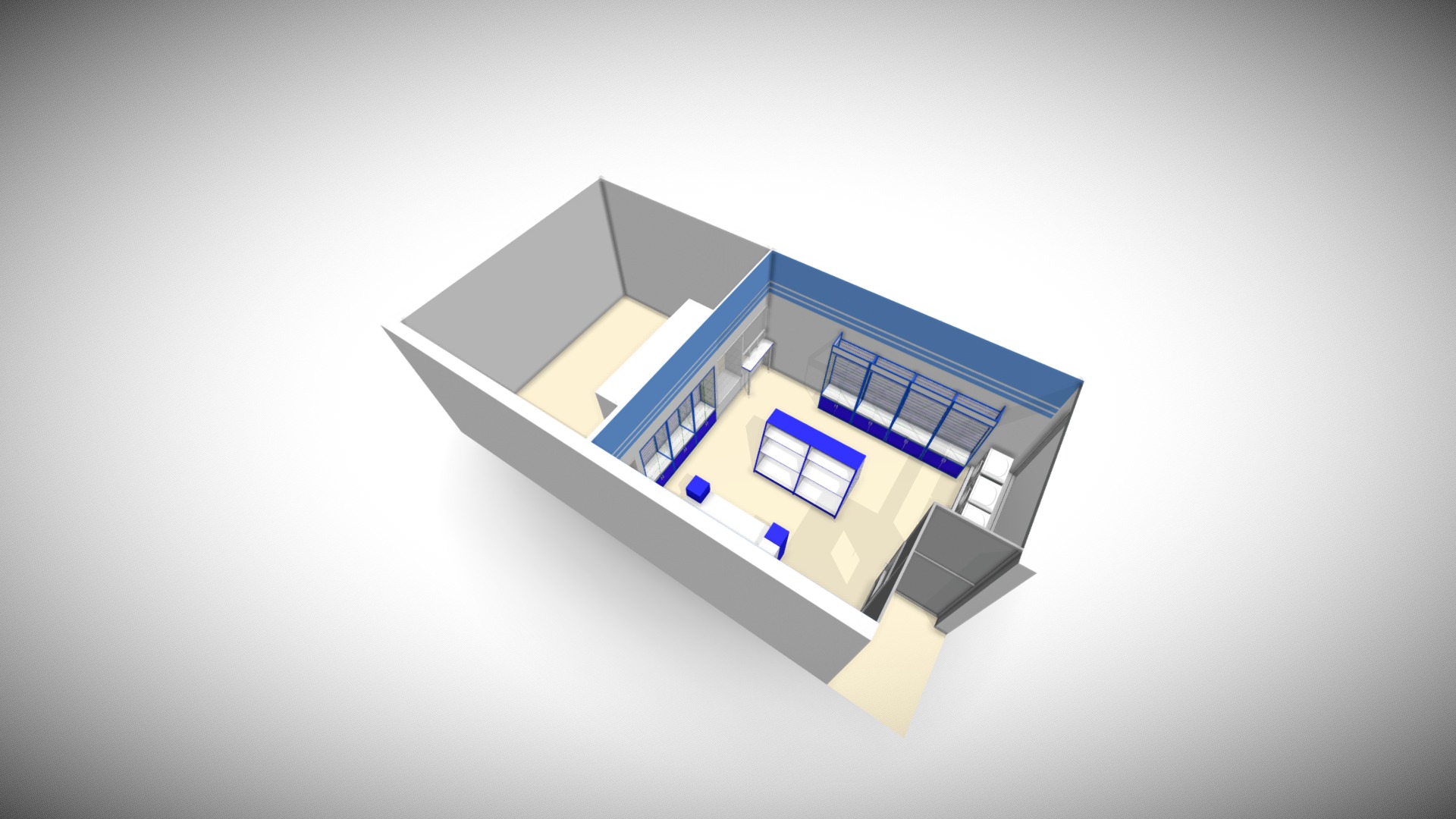 3D model Moneta Room - This is a 3D model of the Moneta Room. The 3D model is about graphical user interface.