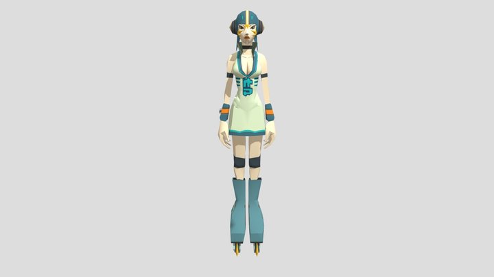 Xbox - JSRF Jet Set Radio Future - Gum 3D Model