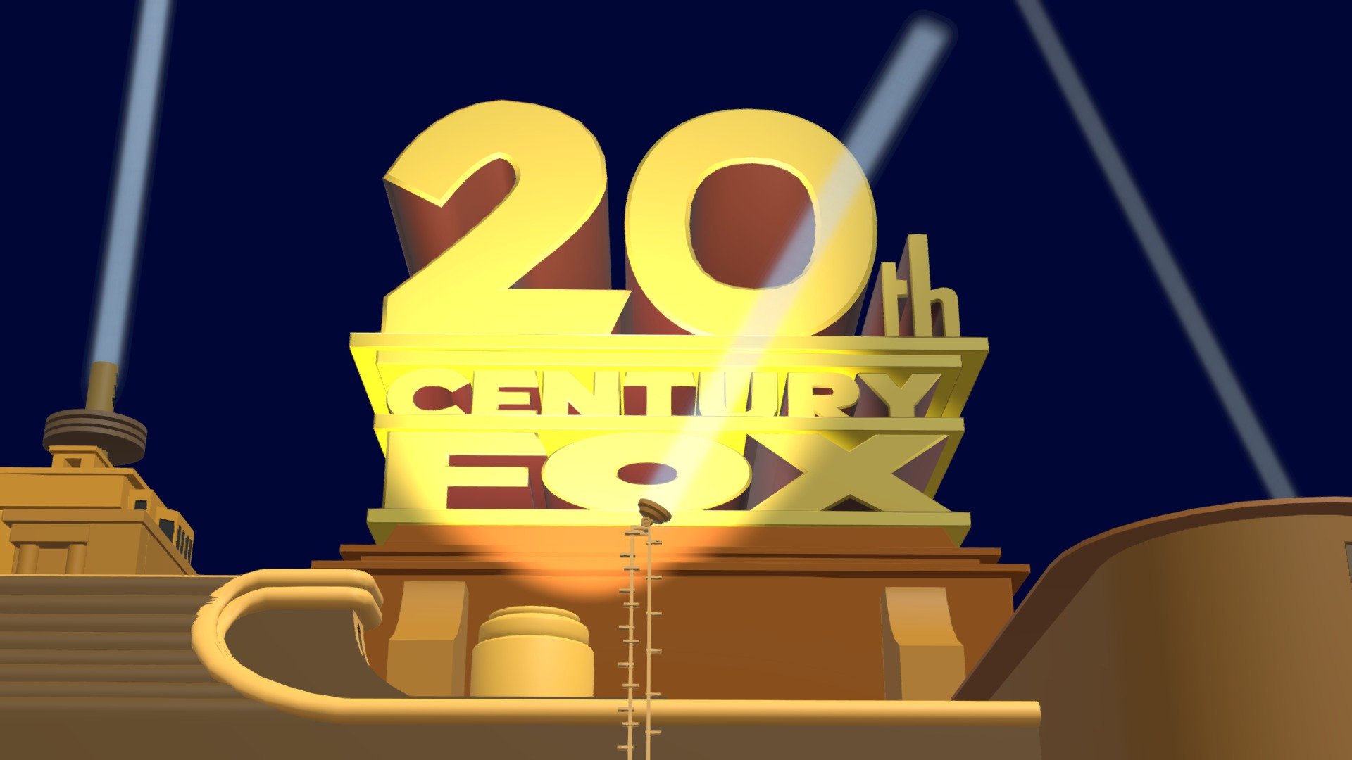 20th Century Fox Corporation Logo (1956-1967) - Download Free 3D