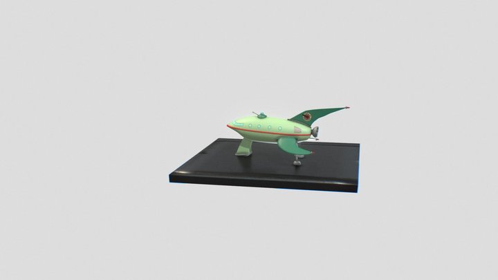 spaceship Futurama 3D Model