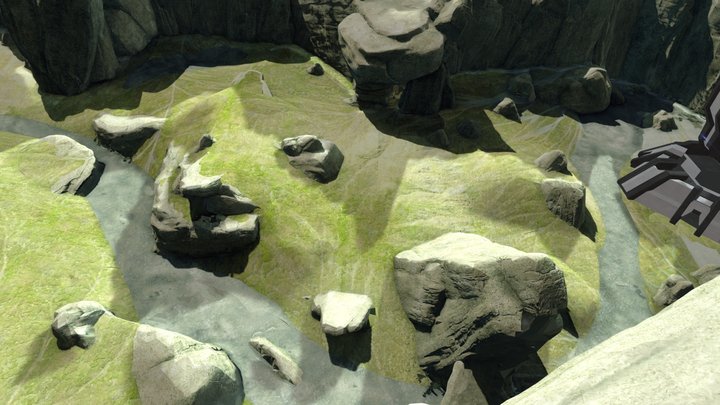 Halo 5 Viking map 3D Model
