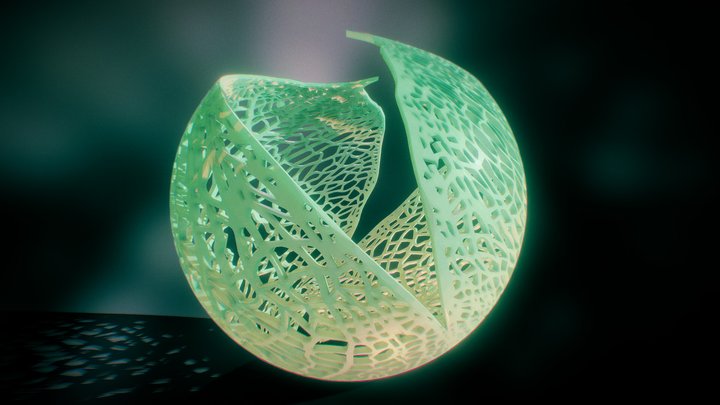 Leaf Light Cover 3D Model