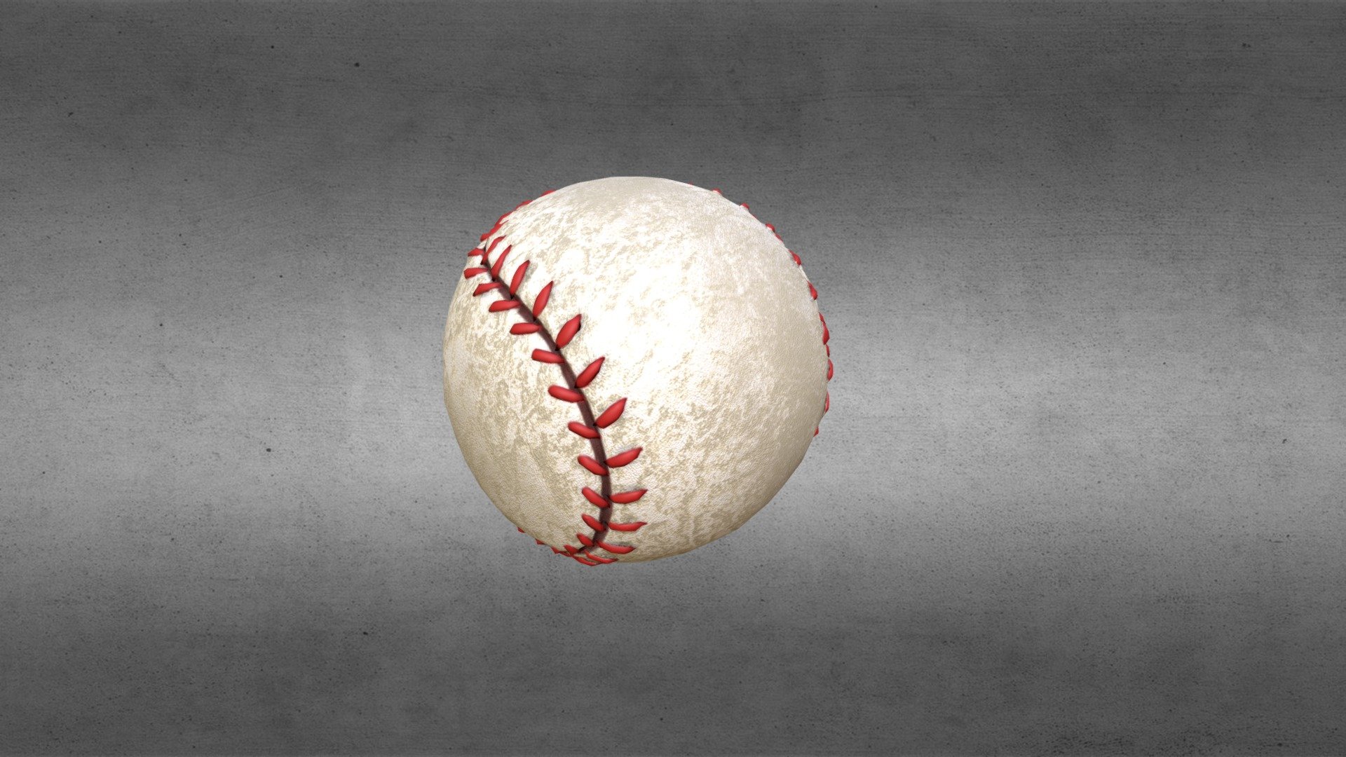 Old Baseball - 3D model by Andrew Sundeen (@fractalcactus) [da131de ...