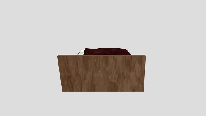 Realistic Bed - Almah X Tactica 3D Model