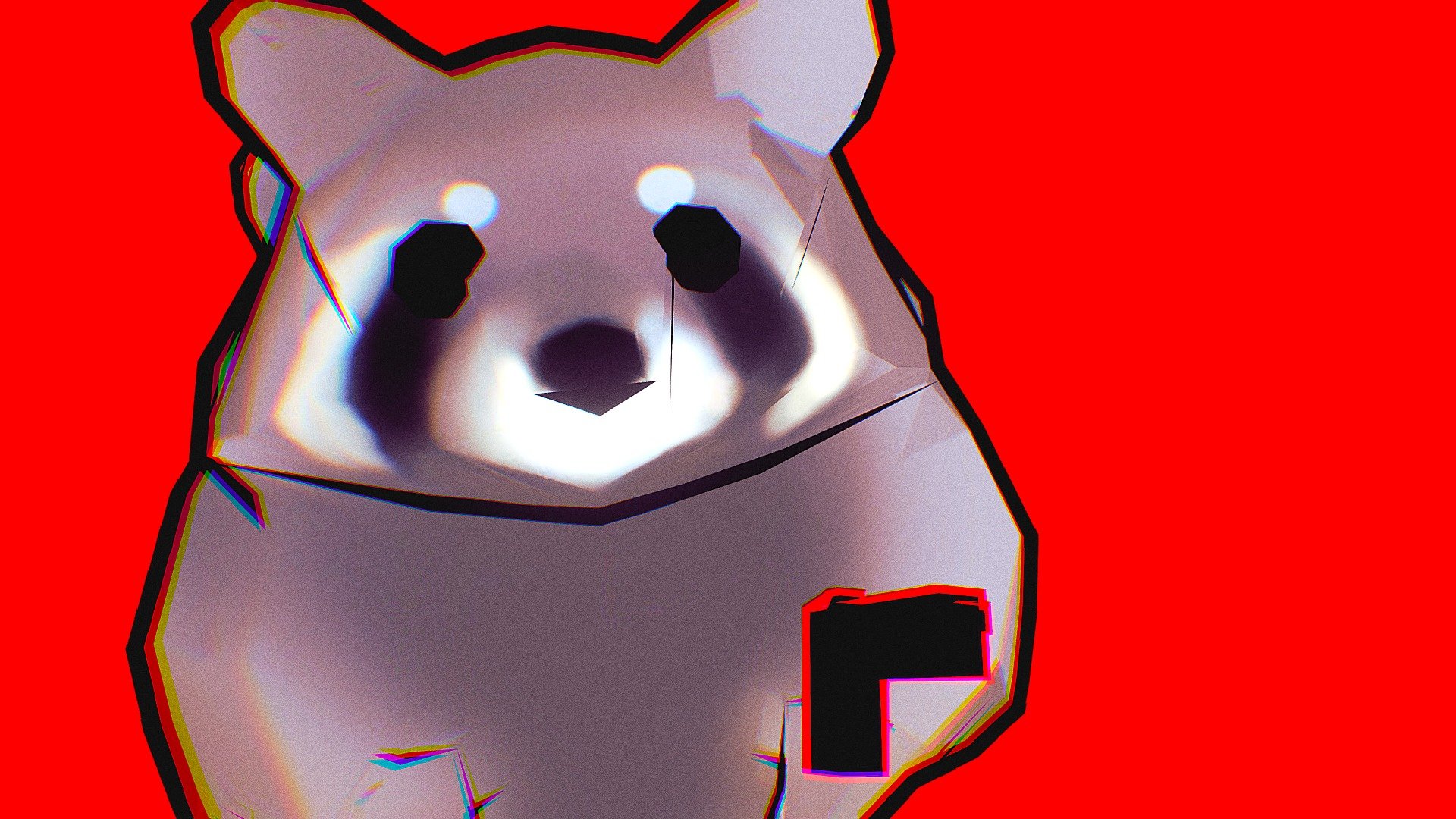 Wild racoon - Download Free 3D model by Mazapan (@mazapan3d) [da14276 ...