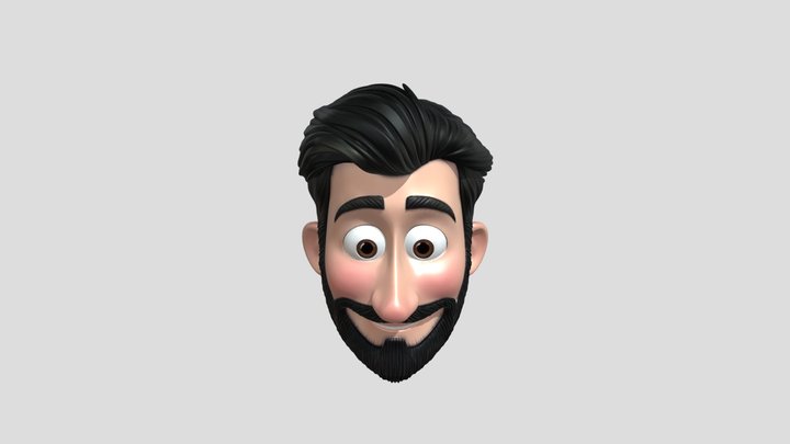 Bearded Avatar 3D Model