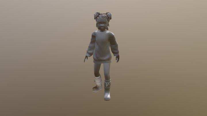 Sister 1 Idle Standard 3D Model