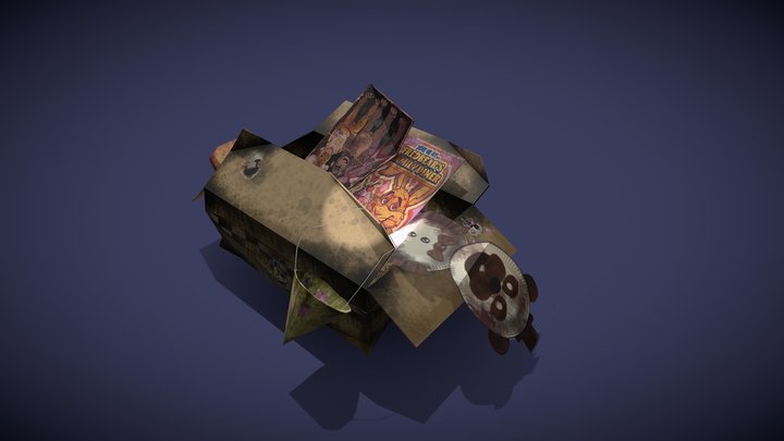 Fnaf trash box (Blitz brief) 3D Model