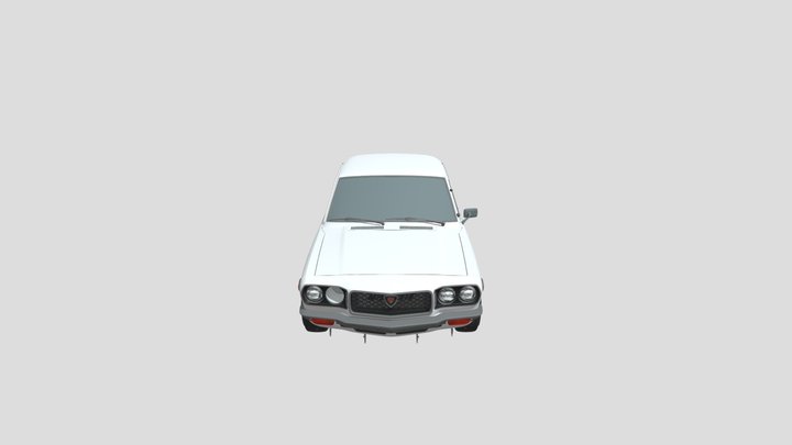 Mazda RX-3 1971-1978 3D Model