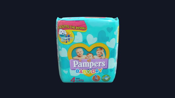 Pampers 3D Model
