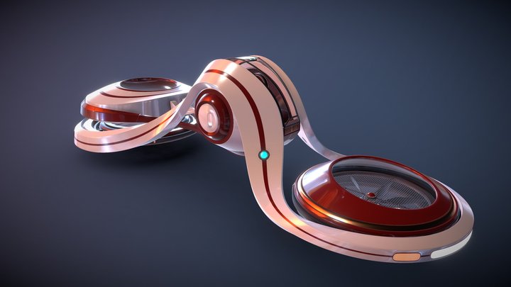 The Ribbon - Hovercraft 3D Model