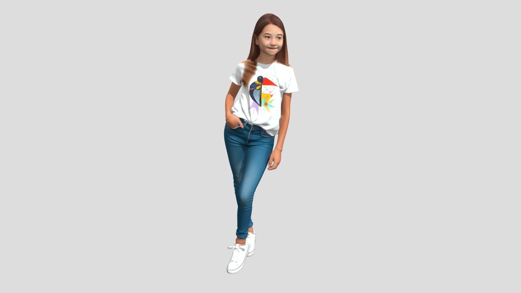 Colorful Bird Tee Pose