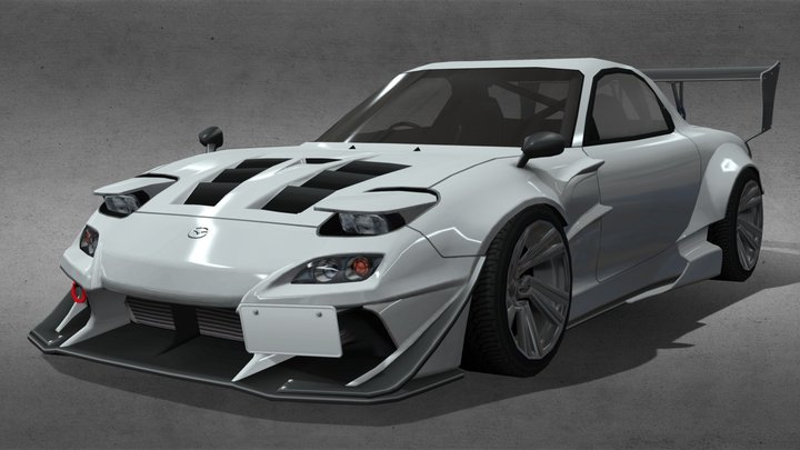 2018 Mazda RX-7 FD3S "Fatal Stinger" 3D Model