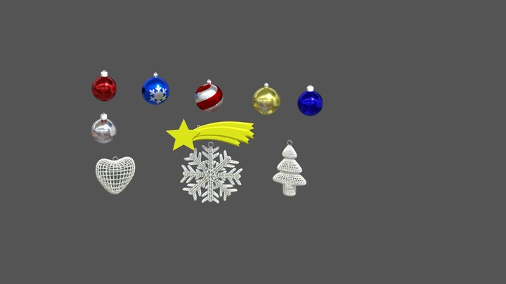 ChristmasDecorations 3D Model
