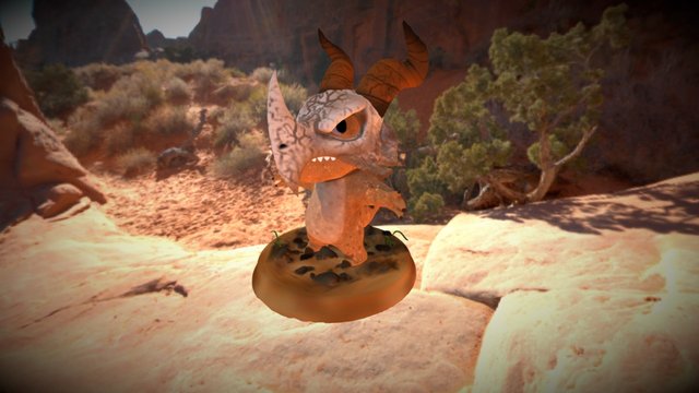 Chibi Cubone 3D Model