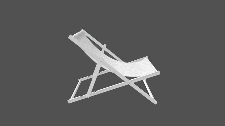 Deck Chair 3D Model