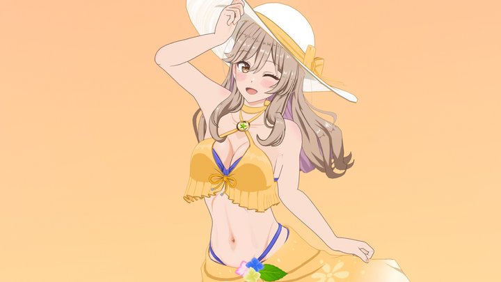 Ajisai Sena (Watanare) 3D Model
