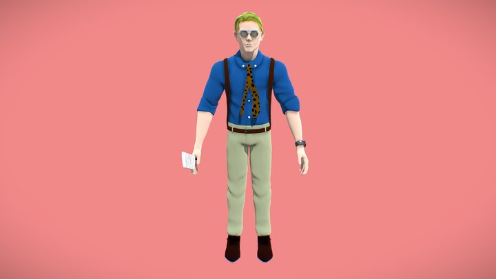 Nanami - Jujutsu Kaisen | Rigged | Sculptrun 3D Model