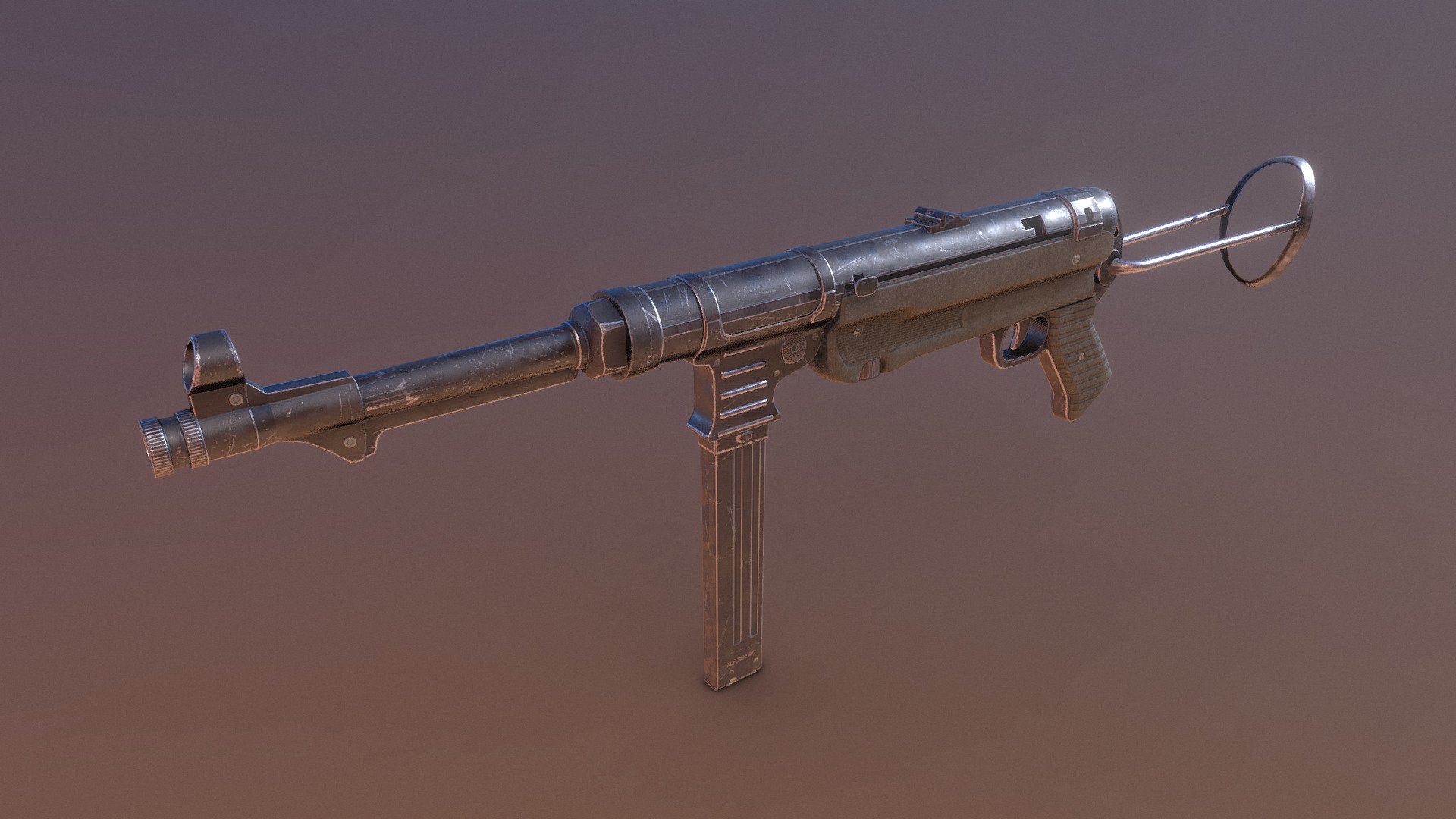 MP 40 (WW2 German Submachine Gun)
