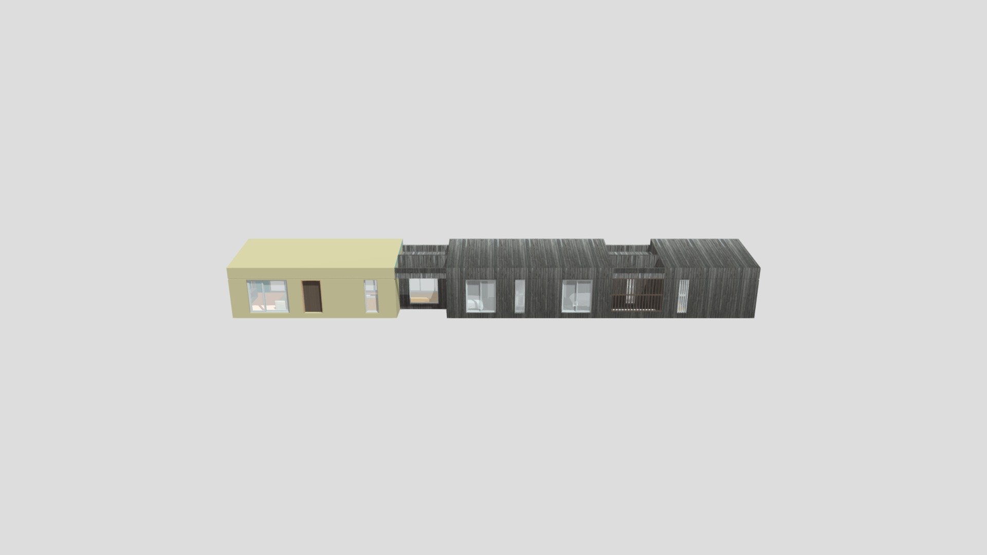 Vivienda Lineal Madera Quemada - 3D model by diemig20 [da1e1a4] - Sketchfab