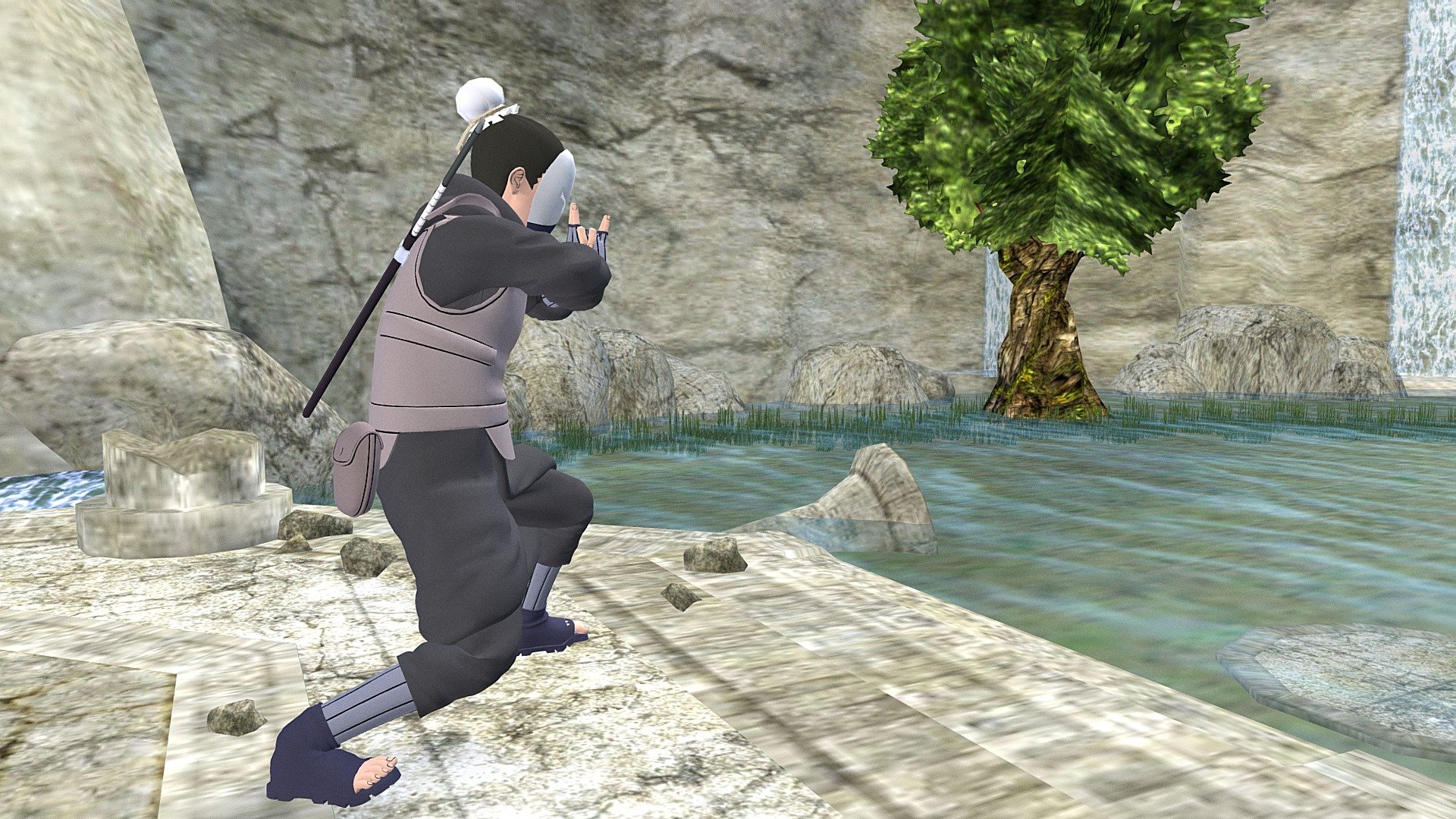 WATER BOMB JUTSU MIST ANBU NINJA Pbr Fbx - 3D model by Cute Guy ...