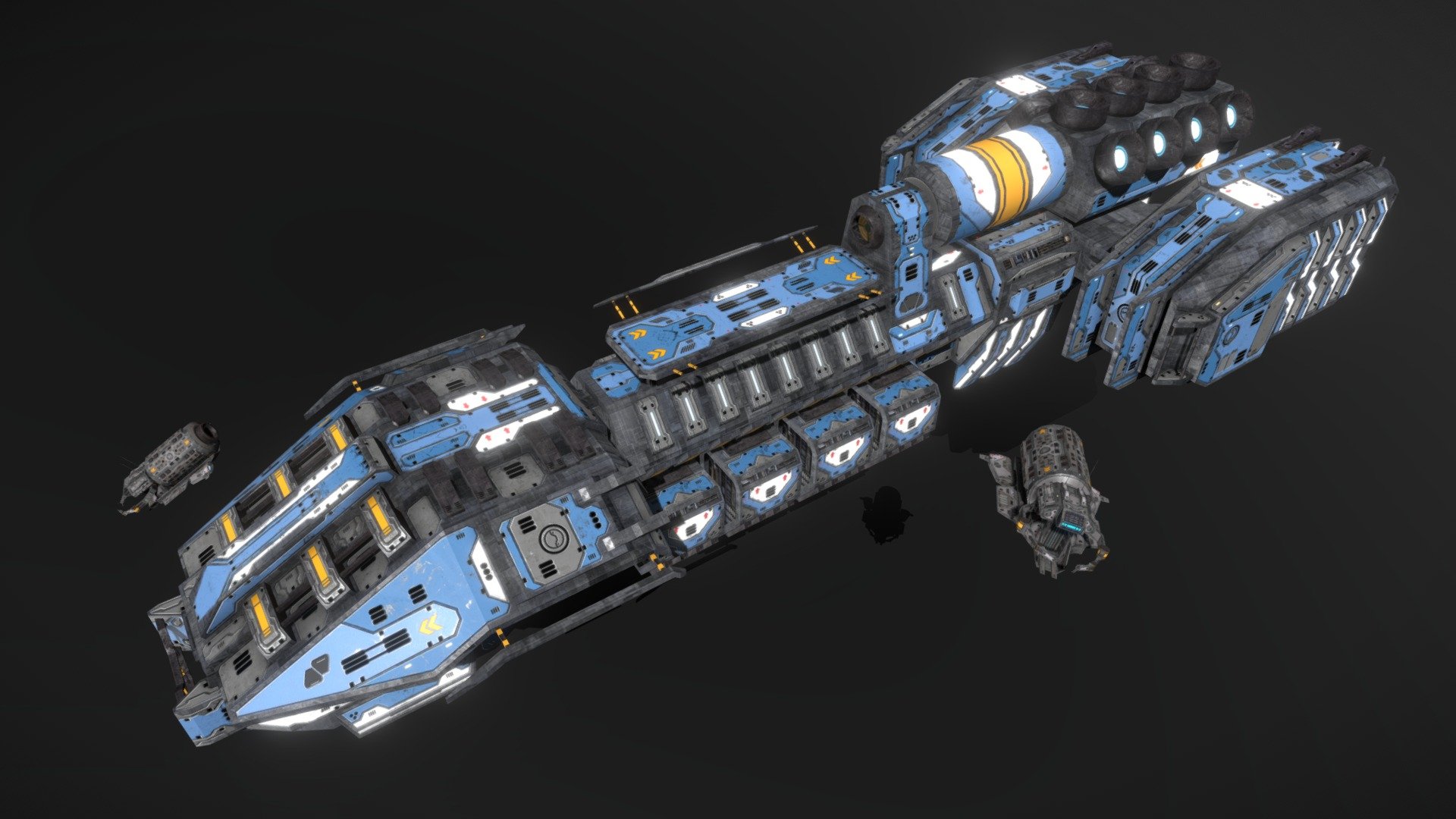 space mining ship