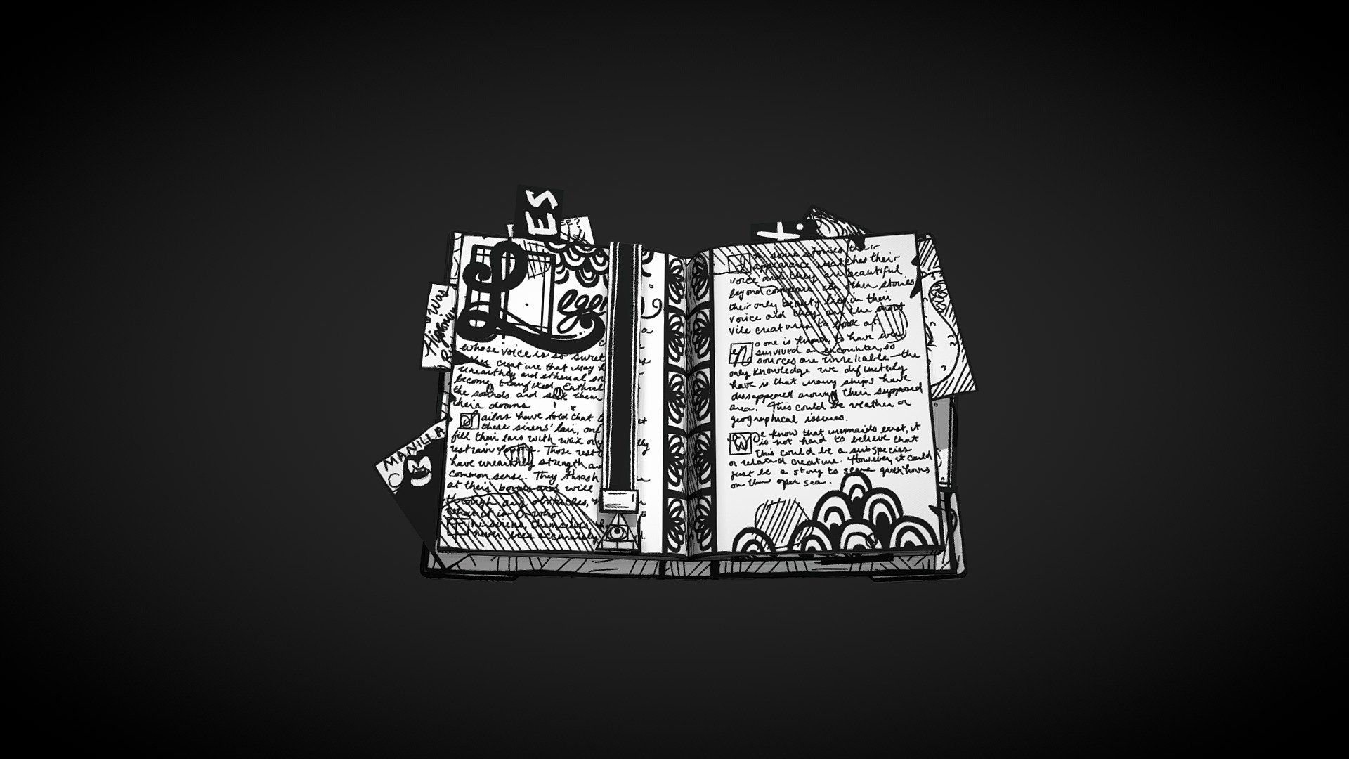 3D Inktober 2019 Day15: Legend
