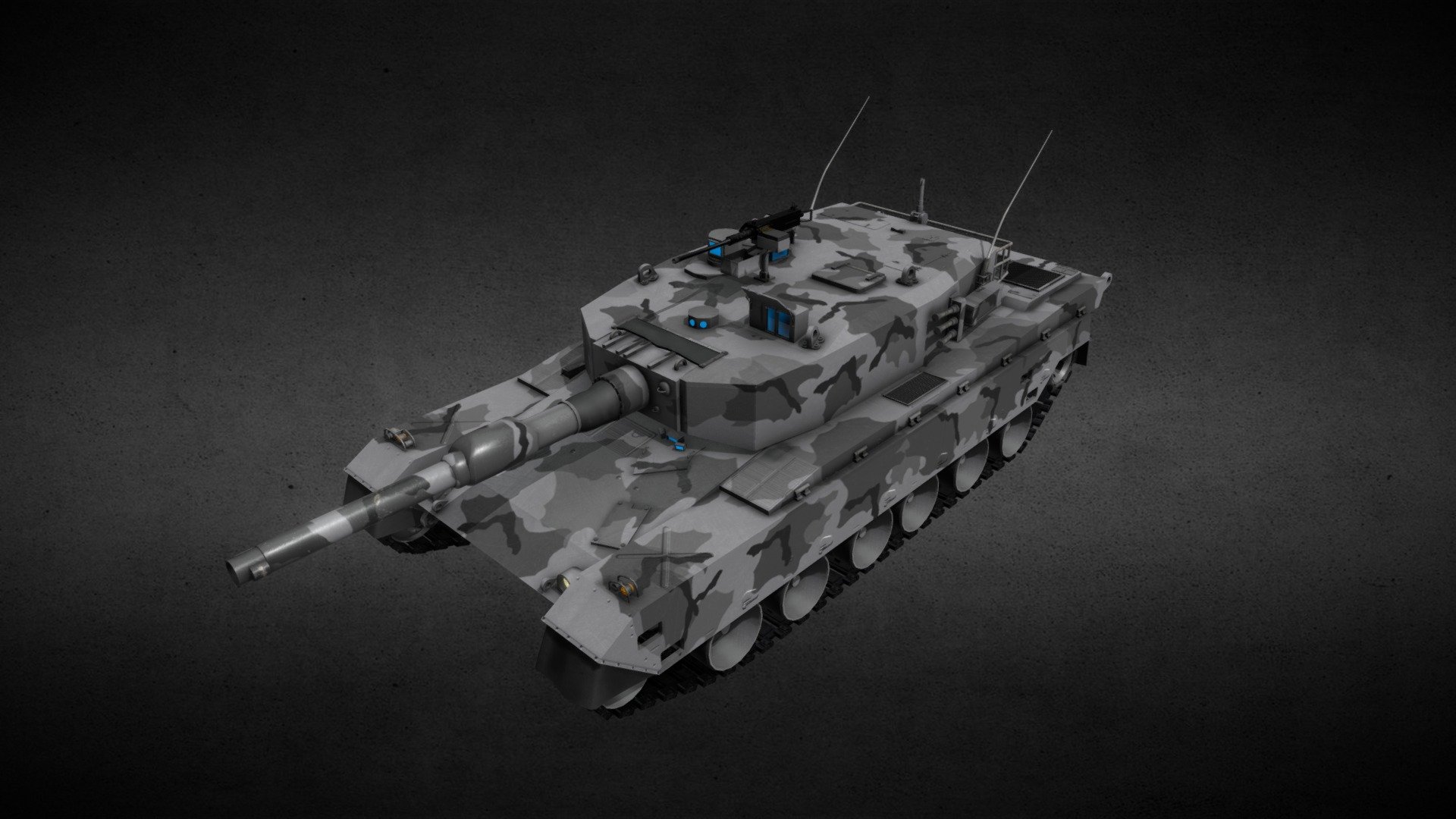 Type 90 Tank - 3D model by isFrost (@isFrost) [da20776]