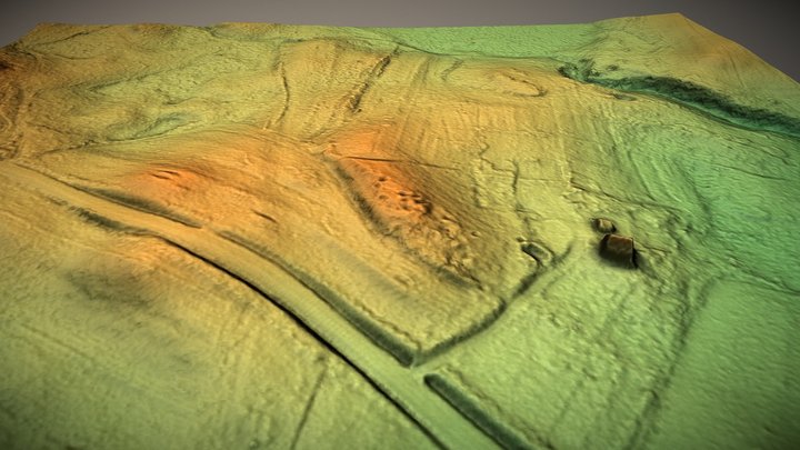 Zeduļu Baznīcas kalns – Free 3D Model STL
